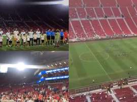 Sans Messi... pas de public. Captures/Twitter