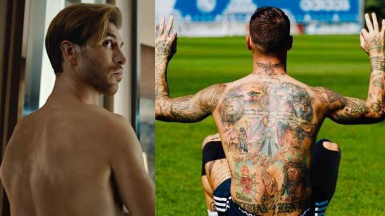 Ramos has a great number of tattoo masterpieces on his body. Sergio Ramos Tattoo - Where have Sergio Ramos' tattoos gone? - BeSoccer