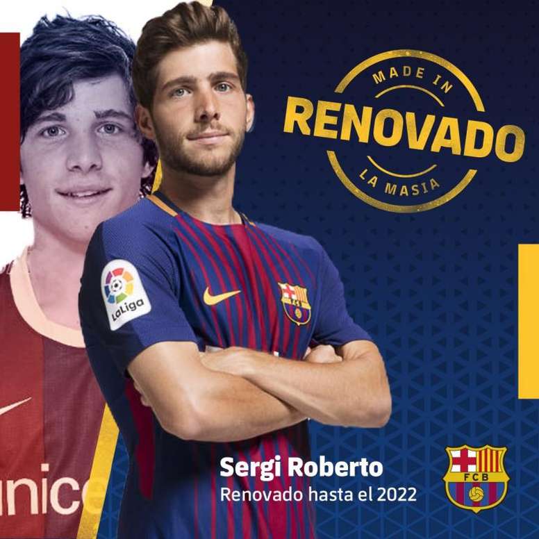 Official Sergi Roberto Commits To Barca Until 2022 Besoccer