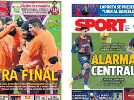 Les Unes des journaux sportifs en Espagne du 1er décembre 2020. as/sport