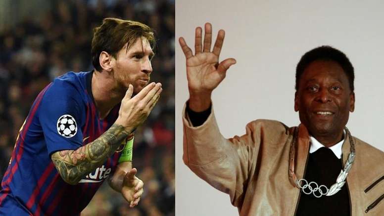 Quem tem mais gols oficiais Pelé ou Messi?