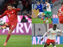 El XI de la Bundesliga 19-20 según las estadísticas. AFP/EFE