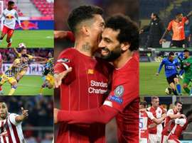 Os sete invencíveis da Europa. AFP/RBSalzburg/Olympiacos/MaccabiTelAviv/Ludogorets
