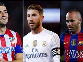 Montage des capitaines de La Liga 2017-18. BeSoccer