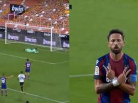 Morales se apuntó un doblete espectacular. Captura/MovistarLaLiga