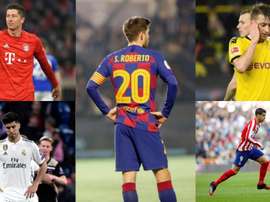 Os jogadores beneficiados pelo coronavírus. EFE/AFP