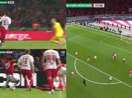Coman y Lewandowski cerraron la goleada del Bayern. Captura/Vamos