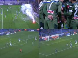 El Nápoles visitó a la Sampdoria. Capturas/Movistar