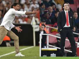 Marcelino et Emery, autres alternatives pour l'AC Milan. EFE/AFP
