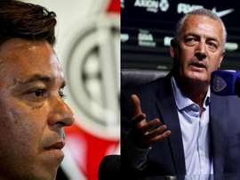 Alfaro apoyó a Gallardo. Montaje/BeSoccer