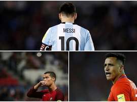 Messi, Ronaldo and Sanchez could still miss out on the World Cup this summer. BeSoccer