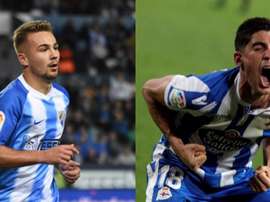 Ontiveros vs. Carlos Fernández: el futuro es hoy. Montaje/BeSoccer/EFE