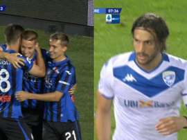 El Atalanta recibió al Brescia. Capturas/ESPN
