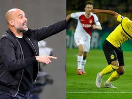 El City todavía sueña con recuperar a Jadon Sancho. Montaje/BeSoccer