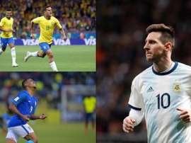 Les 10 joueurs de Copa América à la plus grande valeur marchande. Montage/AFP