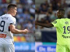 El Barça busca un delantero. EFE/AFP