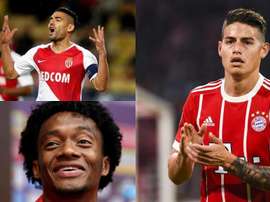 Les meilleurs colombiens d'Europe. Montage/BeSoccer