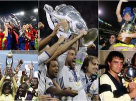 Montage de Real Madrid, Barcelone, Zamalek, Boca Juniors et Peñarol. BeSoccer