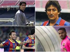 Romerito, Bonano, Douglas et Jeffren ont eu un passé 'culé'. BeSoccer