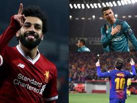 Salah, Messi and Ronaldo feature highly. BeSoccer