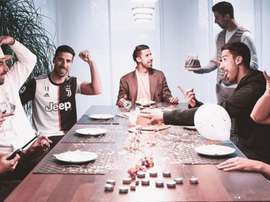 L'anniversaire de Khedira avec ses six clones. Instagram/sami_khedira6
