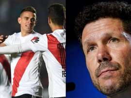 Le Colombien pourrait revenir à l'Atlético. Montage/BeSoccer