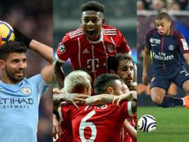 City e Bayern depende de si mesmos, PSG tem de esperar de um favor do Nantes.AFP