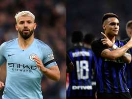 Manchester City pense au successeur de Sergio Agüero. Montage/AFP