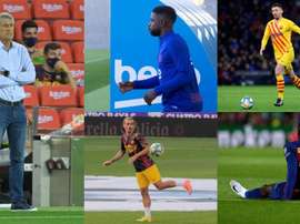 The four French players are a concern for Setién. AFP/EFE