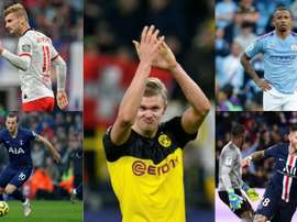 Os cinco craques da elite com quem sonha a Juventus. Montagem/AFP