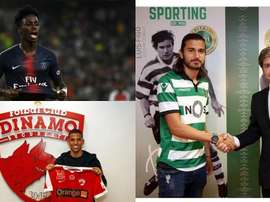 Weah, Rivaldinho et Mattheus Oliveira. Montage/BeSoccer