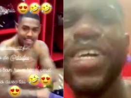Belle ambiance dans le vestiaire barcelonais. Instagram/SamuelUmtiti