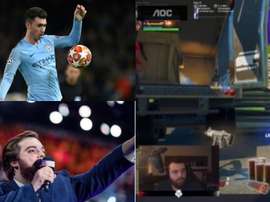 ¡Laporte e Ibai formaron equipo para jugar al Fortnite! AFP/Instagram/Twitch