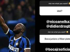 Lukaku e seu questionário: Lautaro, seus ídolos, River e Boca...