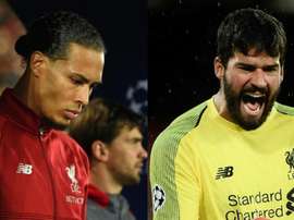 Alisson et Virgil pourraient renouveler leur contrat. Montage/AFP