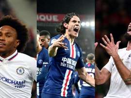 Willian, Cavani and Giroud will be three of the bargains of the summer. AFP