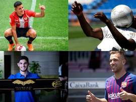 Montaje de Yuri, Vinícius, Guedes y Arthur. AFP/EFE