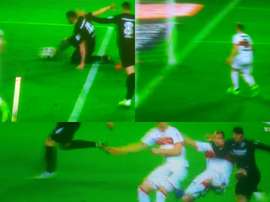 Rebic marcó a los cuatro minutos y fue anulado. Captura/FoxSports