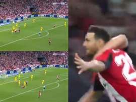 Aduriz marque un golazo à San Mamés. Capture/BeINSports