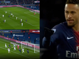Neymar marcó en el minuto 11. Captura/beINSports