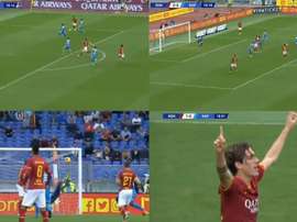 La connexion Spinazzola-Zaniolo met Naples à mal dès la 19e minute. Capture/MovistarLigadeCampeones