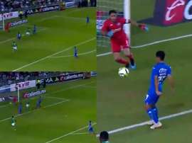 Cruz Azul comenzó el partido perdiendo. Capturas/TDN