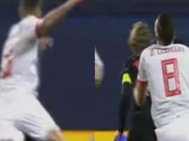 Hubo tensión entre Modric y Ceballos. Captura/TVE