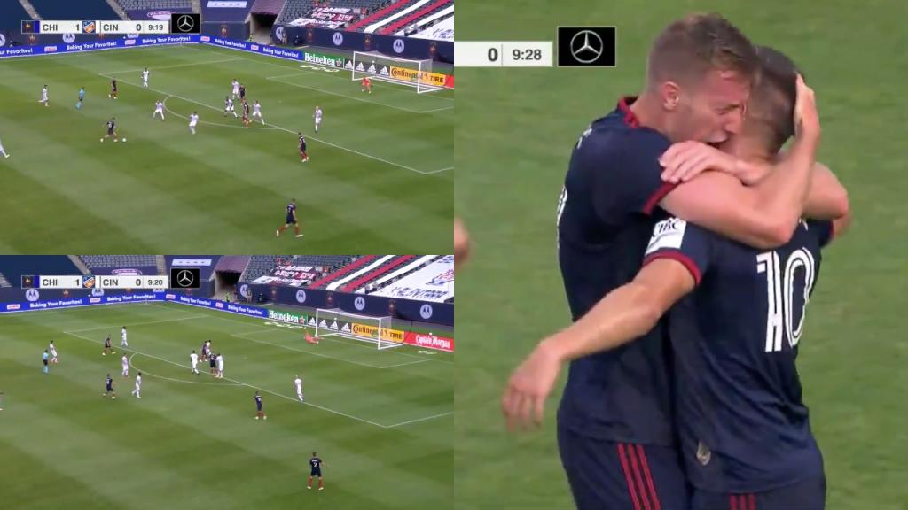 El ajustadísimo latigazo de Medrán para estrenarse en la MLS