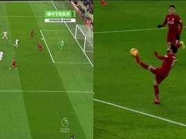 Salah empató ante el Crystal Palace. Captura