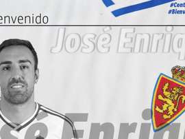 Le Real Saragosse souhaite la bienvenue à José Enrique. RealZaragoza