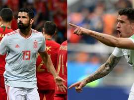 Atleti stars Diego Costa and Jose Gimenez shone on Friday. AFP