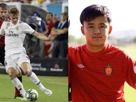 Kubo pourrait être le successeur d'Odegaard à la Real Sociedad. Capture/RCD_Mallorca. EFE