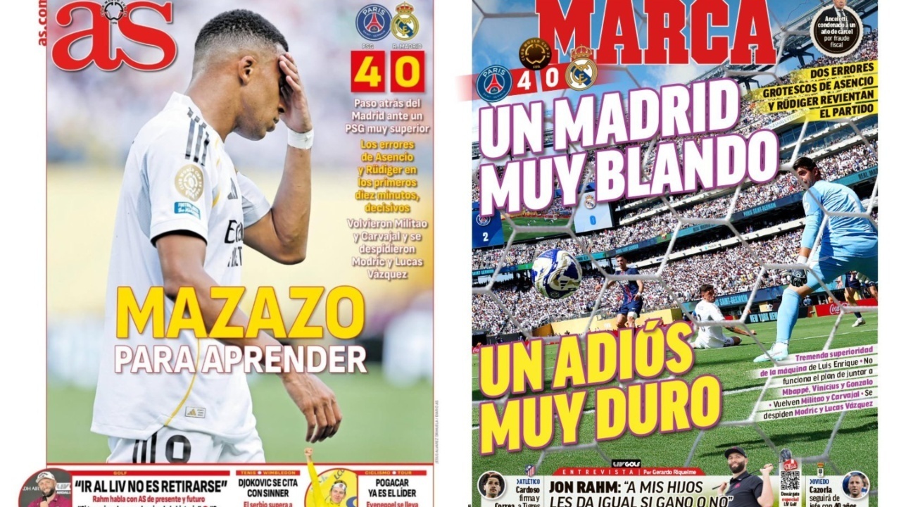 Portadas de la prensa deportiva del 10-07-25