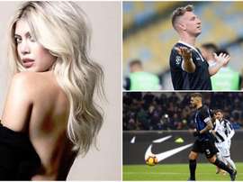 Maxi López aconselha Icardi. Montaje/EFE